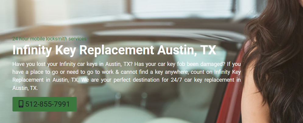 Infinity Key Replacement Austin TX Image